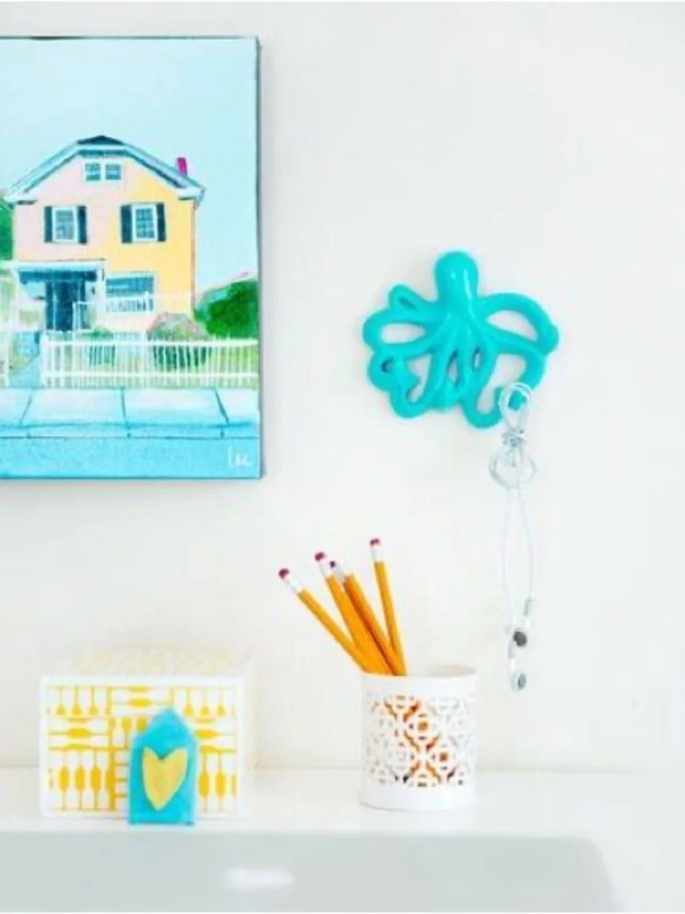Octopus Wall Hook Decorative Art